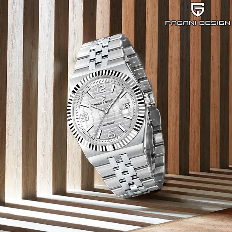 Pagani Design Land Dweller Silver-tone Sporty Men's Watch- PD-YS027